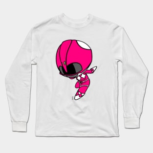 Chibi Pink Ranger Long Sleeve T-Shirt